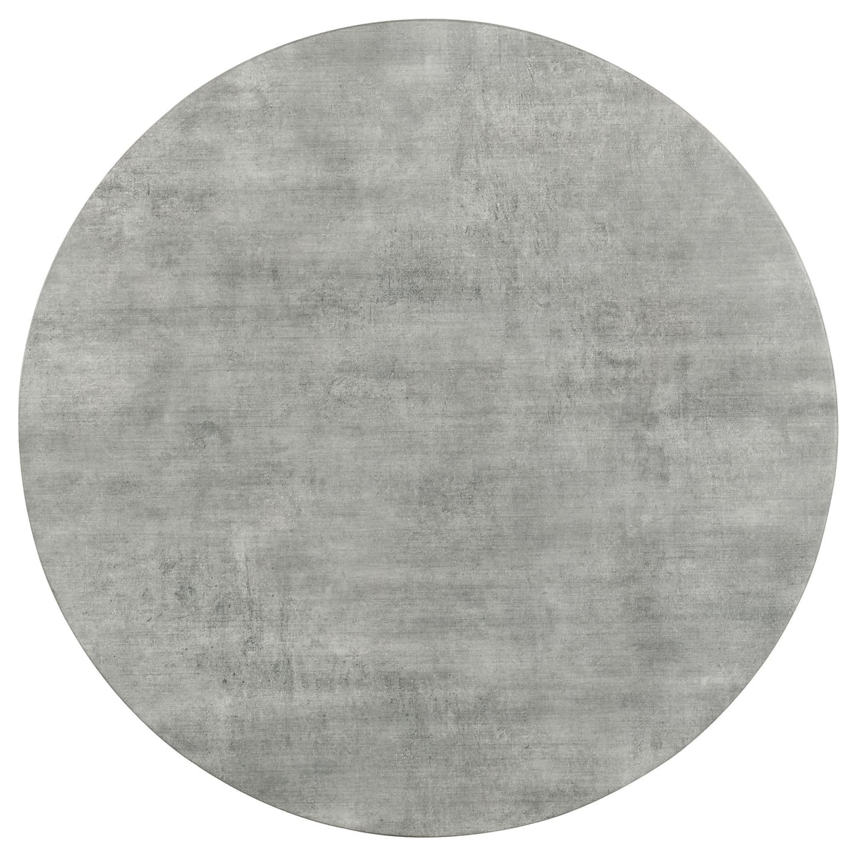 Travis Cement & Gunmetal Round Coffee Table - Modern Living Room Accent