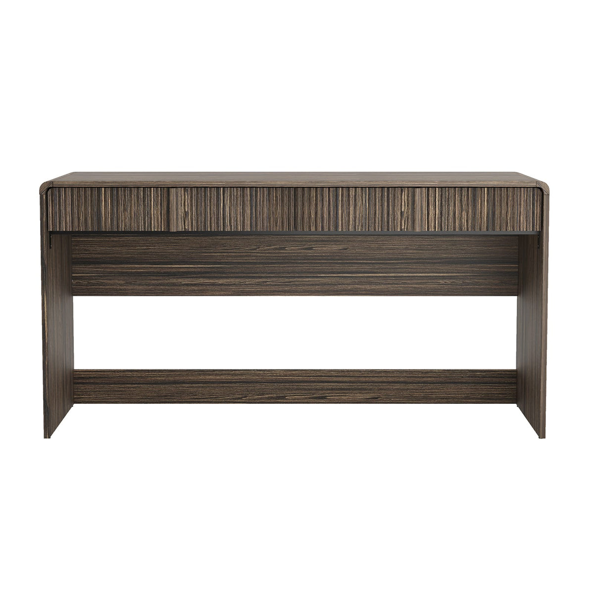 Dark Walnut Office Desk - 60" Computer Workstation