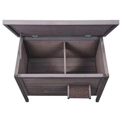 Gray Foam Cat House Outdoor Shelter - 37"