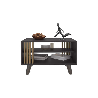Kronos Wengue Coffee Table - Multicolor Storage for Living Room