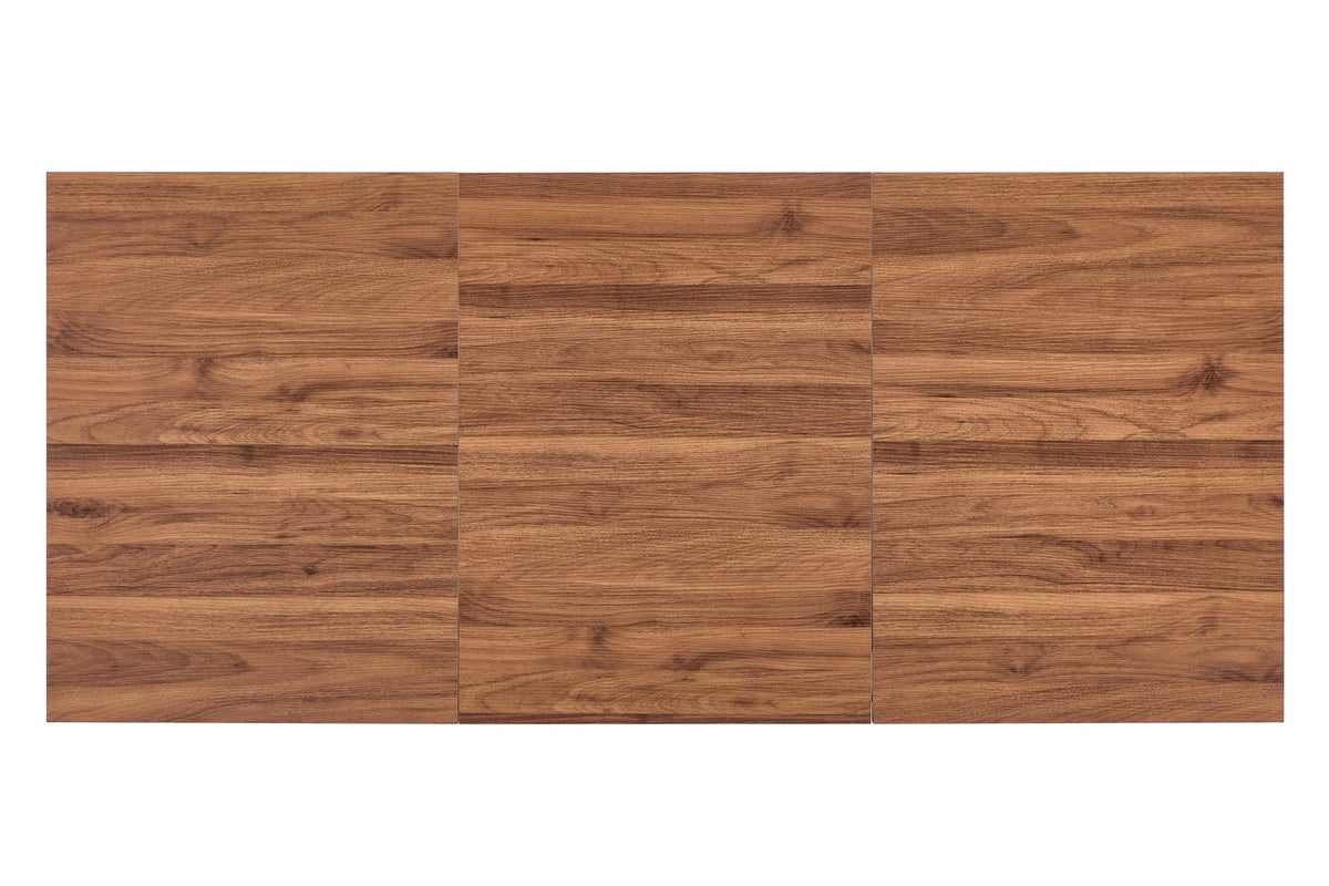 71" Walnut Wood Grain Dining Table - Seats 6-8 for Dining Room