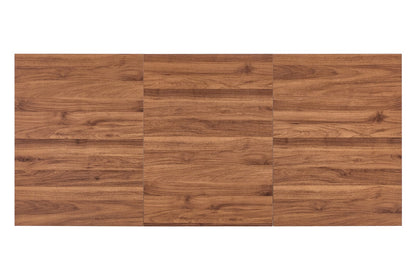 71" Walnut Wood Grain Dining Table - Seats 6-8 for Dining Room