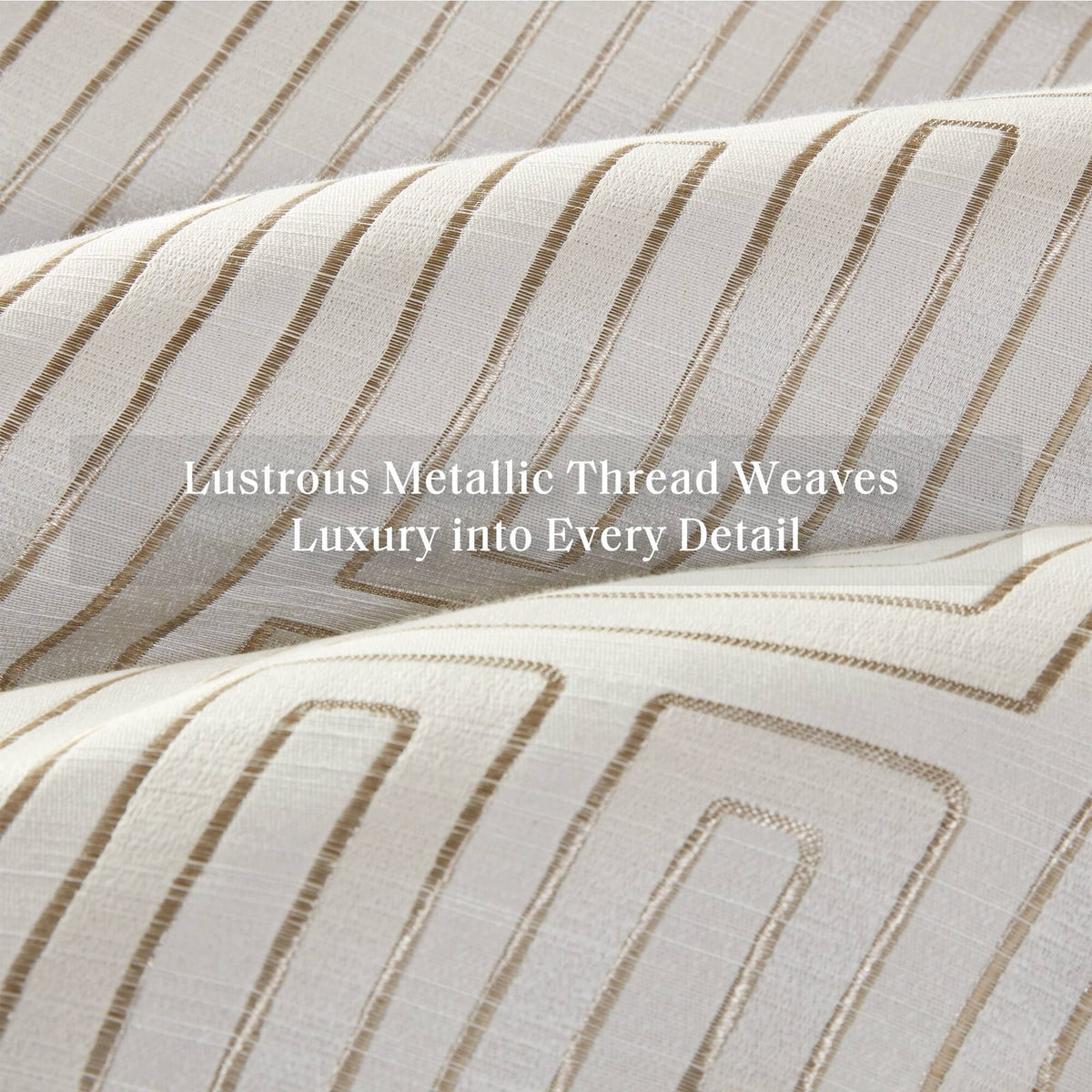 Cal King Comforter Set Ivory - 10 Piece Bedding
