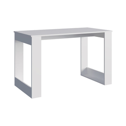 White Writing Desk - 47" Work Surface for Home Office