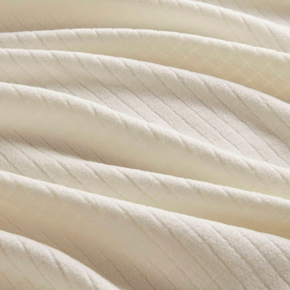 Taupe Polyester Throw Blanket - 90" x 90"