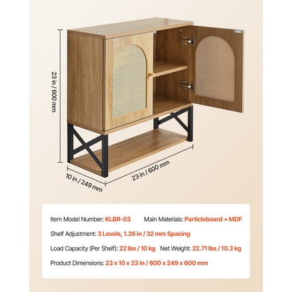 Wood Bathroom Wall Cabinet - Over Toilet Storage