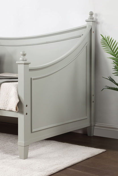 Light Gray Twin Daybed with Solid Wood Frame