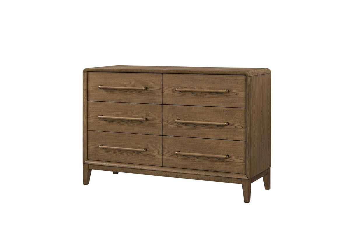 Small Dresser - Latte: Solid Wood & MDF Storage for Bedroom