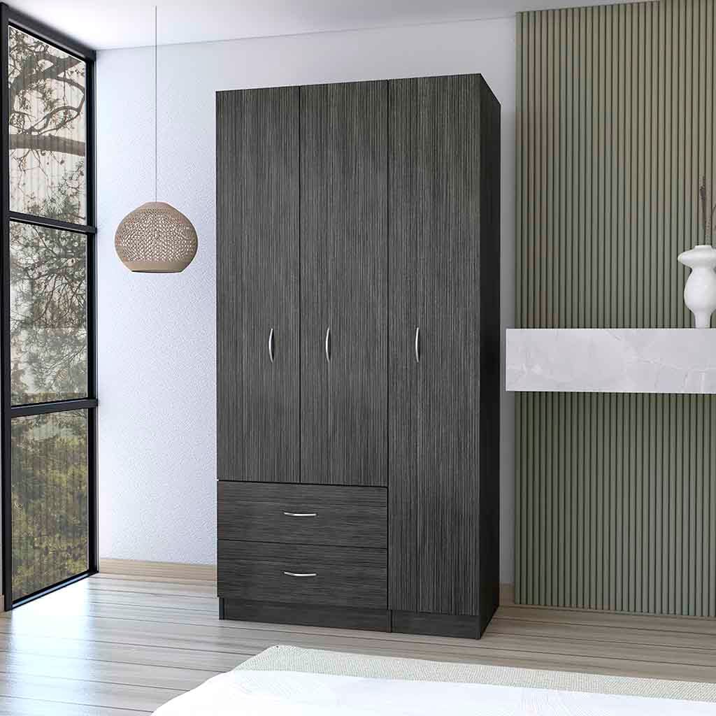 Three Door Armoire - Storage & Style for Bedrooms