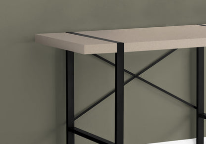 Beige Computer Desk - Home Office Laptop Workstation