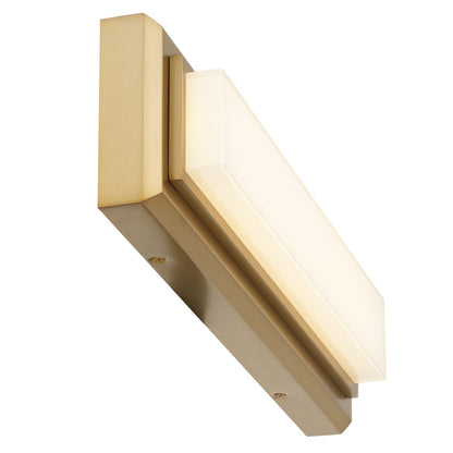Antique Brass Steel LED Light Bar for Bathroom Vanity Storage