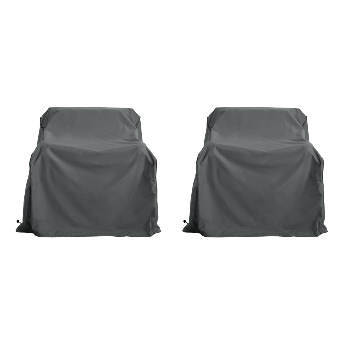 Dark Gray Patio Sofa Cover - Fabric Outdoor Protection