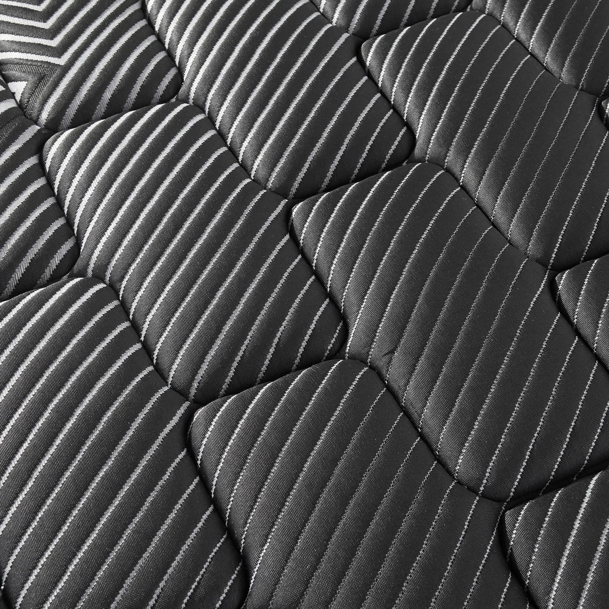 14" Pure Ice Lux Firm Quilted Full Mattress - Black Foam Spring