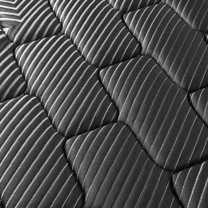 14" Pure Ice Lux Firm Quilted Full Mattress - Black Foam Spring