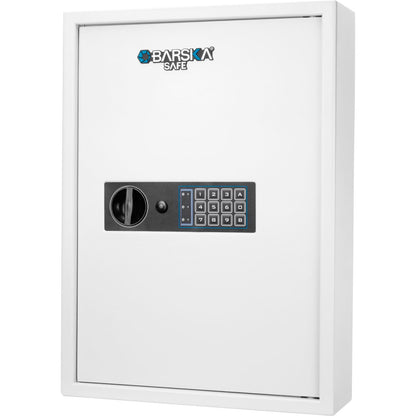 100 Keys Key Cabinet Digital Wall Safe - White Steel
