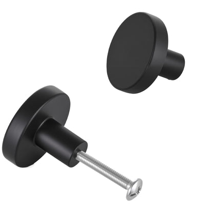 Black Zinc Drawer Knobs 10 Pack - Cabinet Hardware