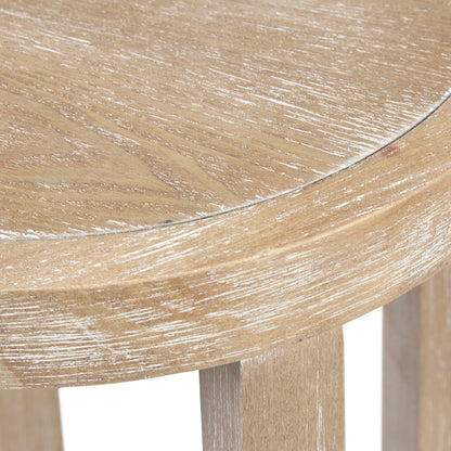 Bedford Round Accent Table - Natural Ash Veneer
