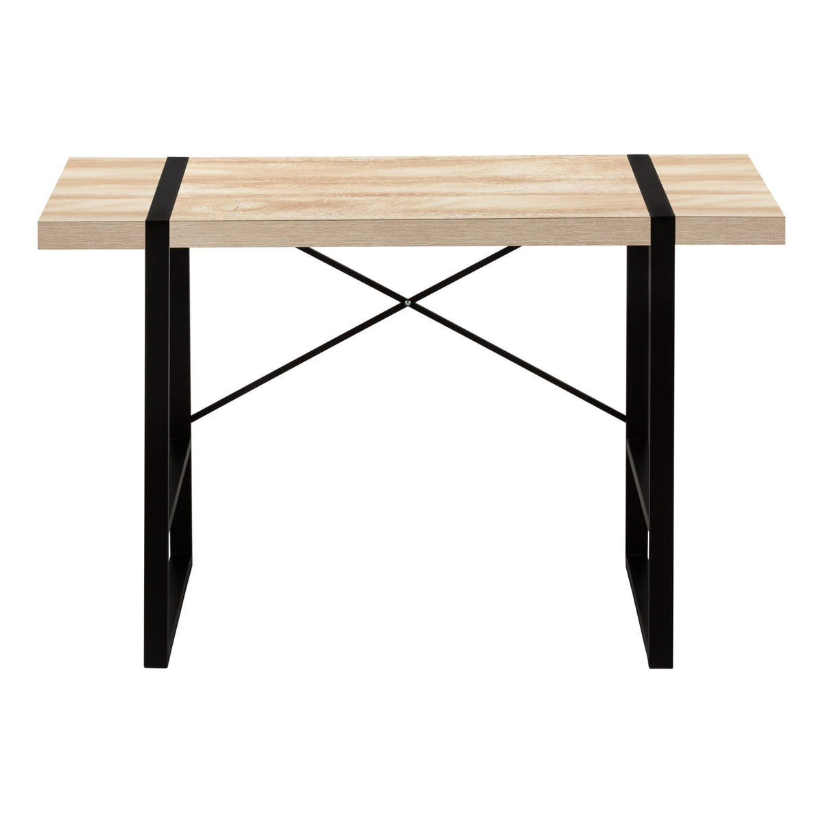 Industrial Computer Desk - 48" Natural Laminate