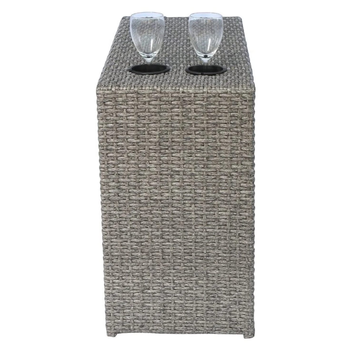10 Piece Grey Wicker Patio Furniture Set