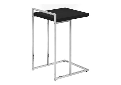 Black C-Shaped Accent Table - Bedroom or Living Room