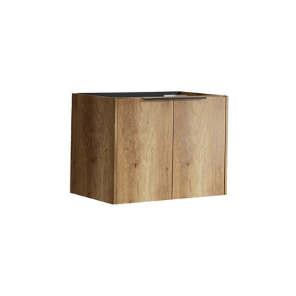 Golden Oak Bathroom Vanity Cabinet MDF with 3D Panels