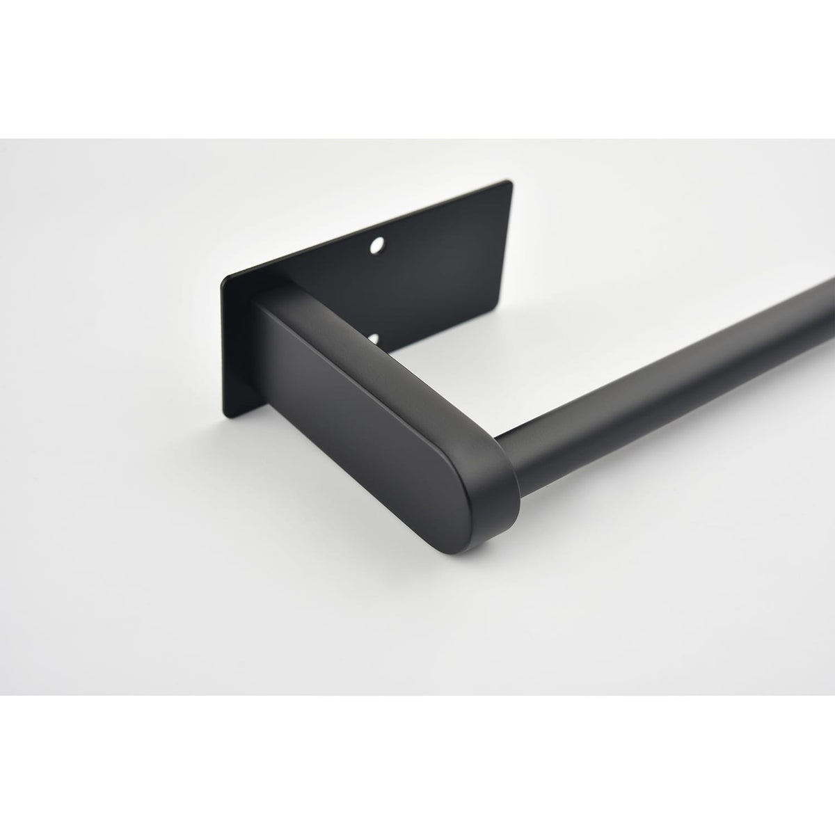 Stainless Steel Paper Towel Holder - Matte Black Wall Mount