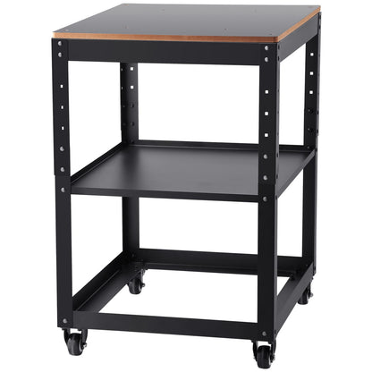 Planer Stand - Adjustable Height, 100 lb Capacity, Black Metal