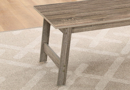 3 Piece Taupe Coffee Table Set - Living Room Accent Table