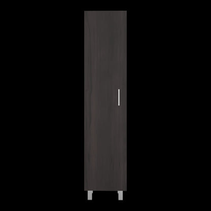 Brown Engineered Wood 4 Shelf Cabinet Storage