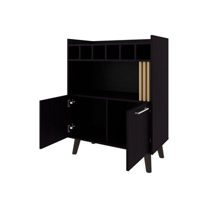 Yucca Bar Cabinet Wine Storage & Display, Multicolor