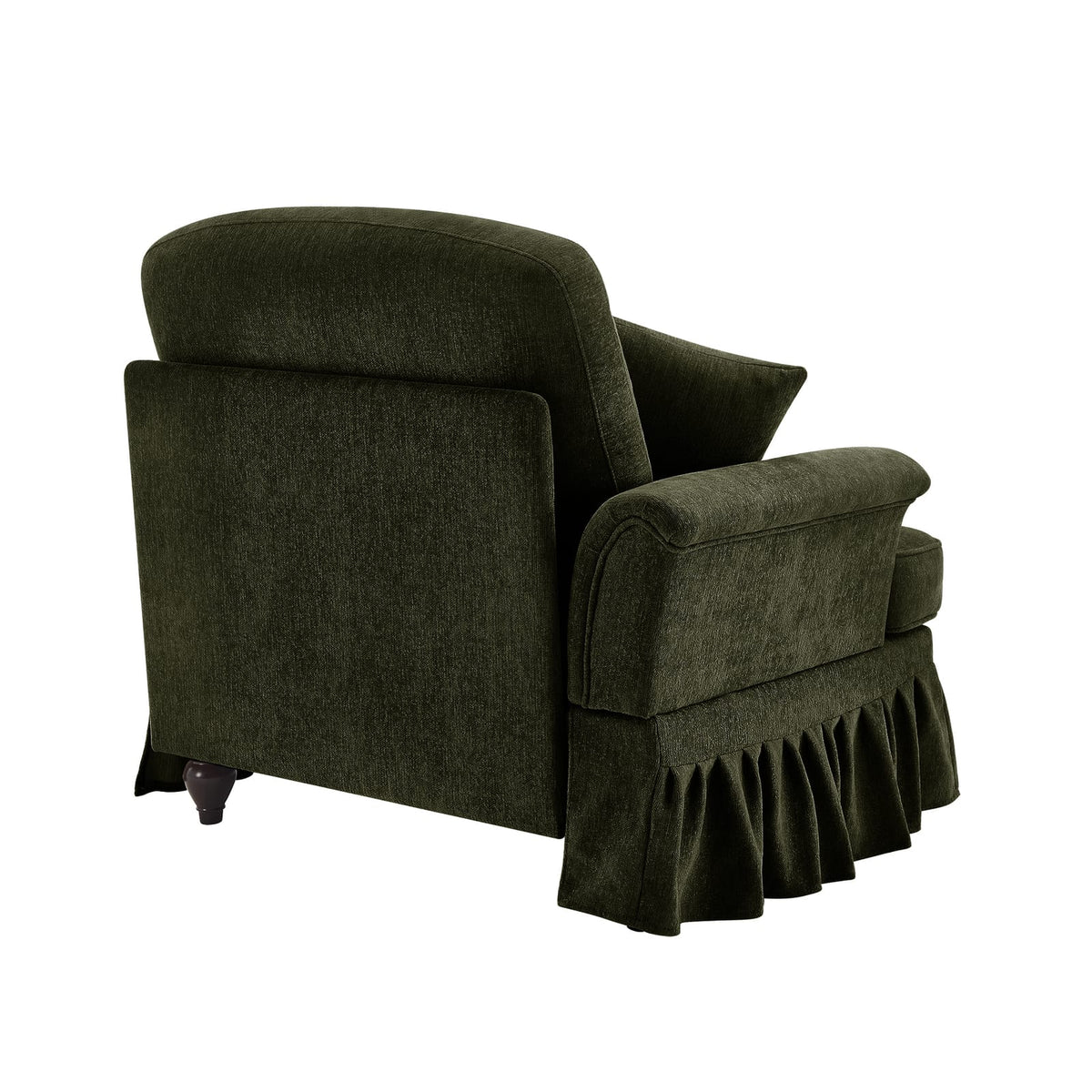 Chenille Sofa - 1 Seat - Green for Living Room Apartments