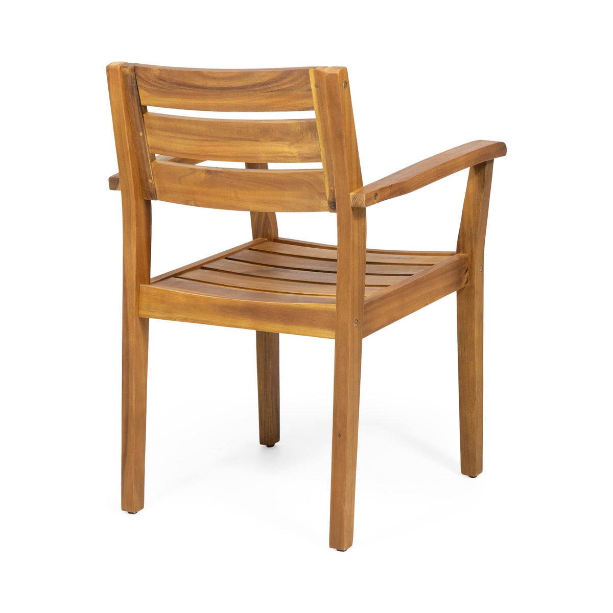 Teak Acacia Wood Dining Set - 6 Seat Patio Table