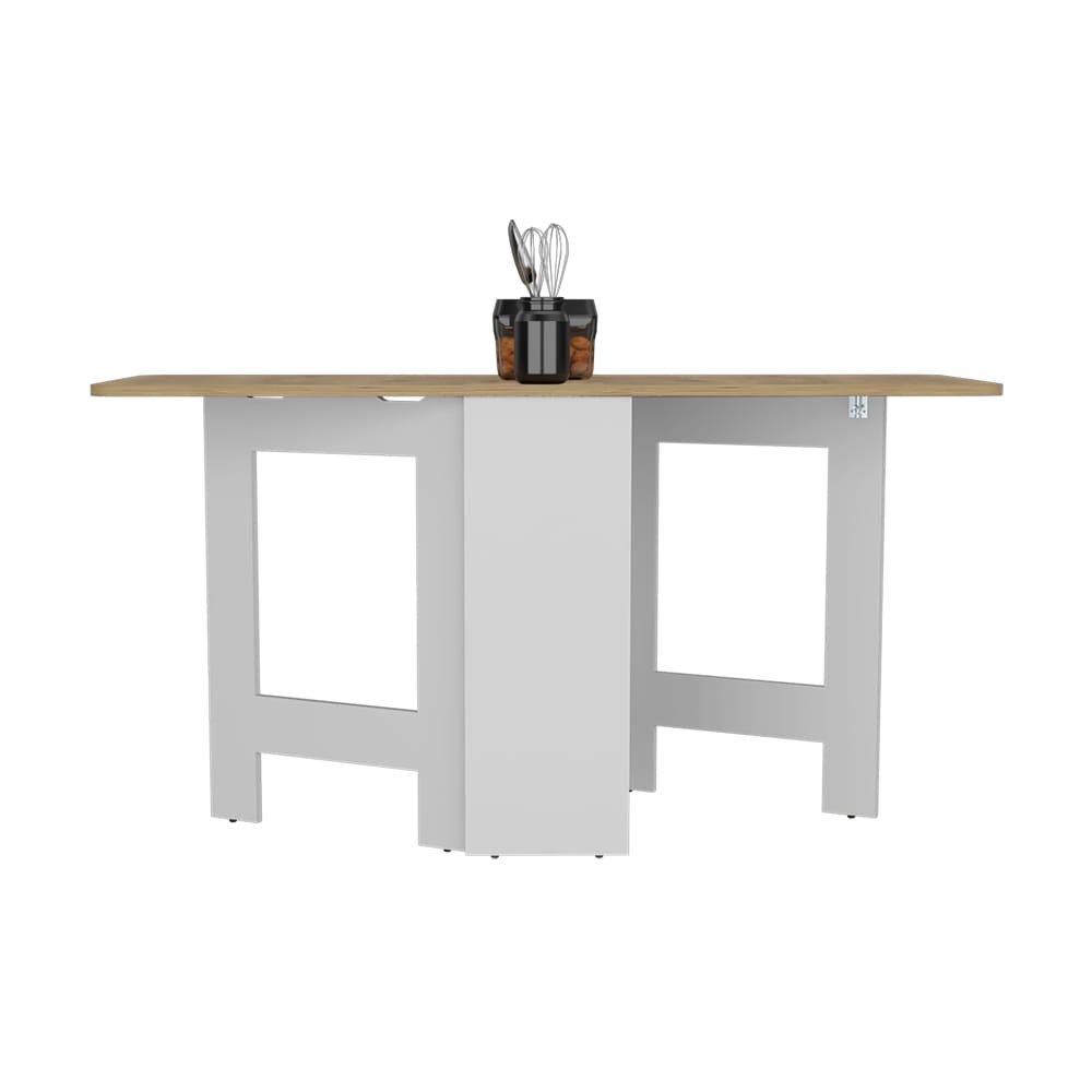 Multicolor Folding Dining Table with Engineered Wood for Living Room