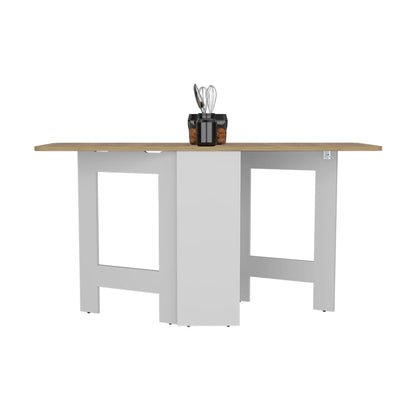 Multicolor Folding Dining Table with Engineered Wood for Living Room