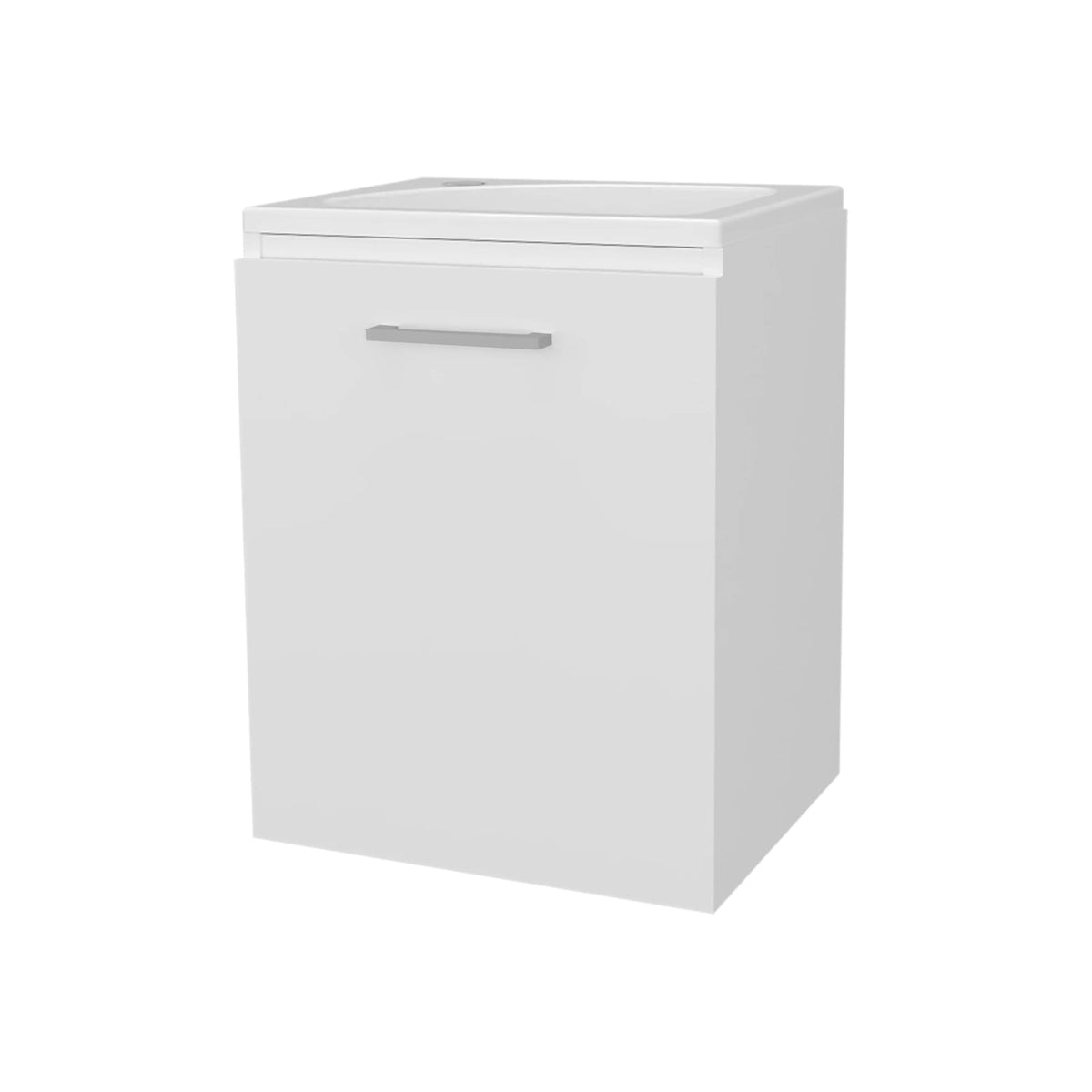 White Bathroom Vanity - Storage & Sink