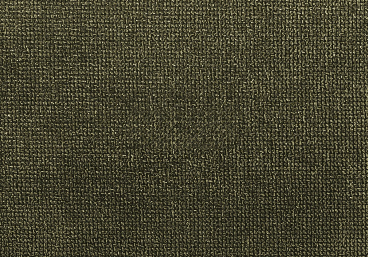 Green Polyester Accent Chair with Walnut Metal Legs for Living Rooms
