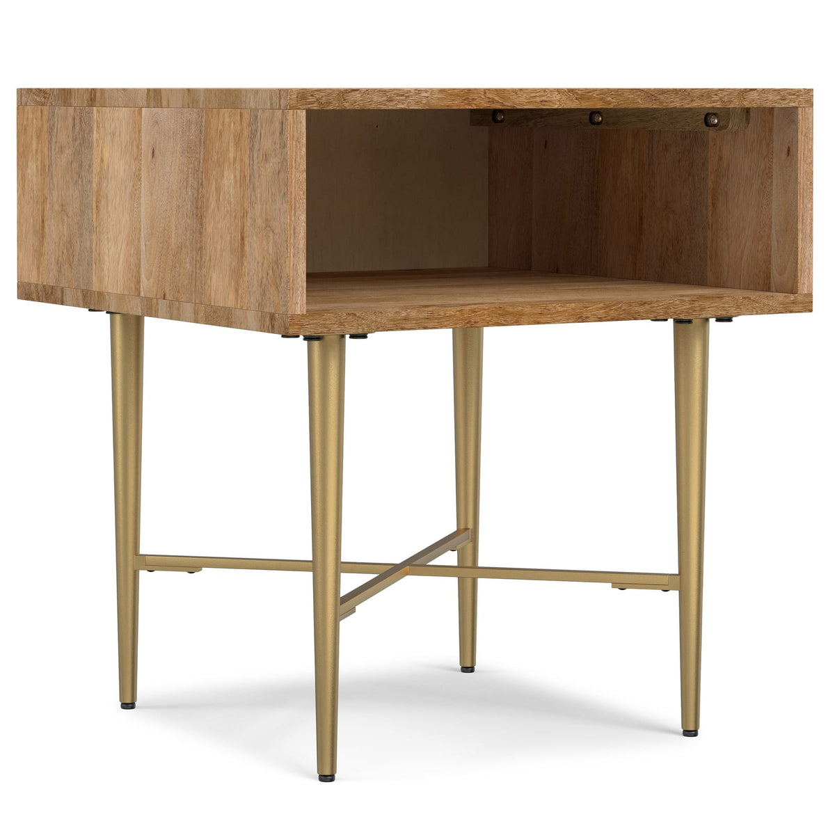 Natural Mango Wood End Table - 20" x 20"