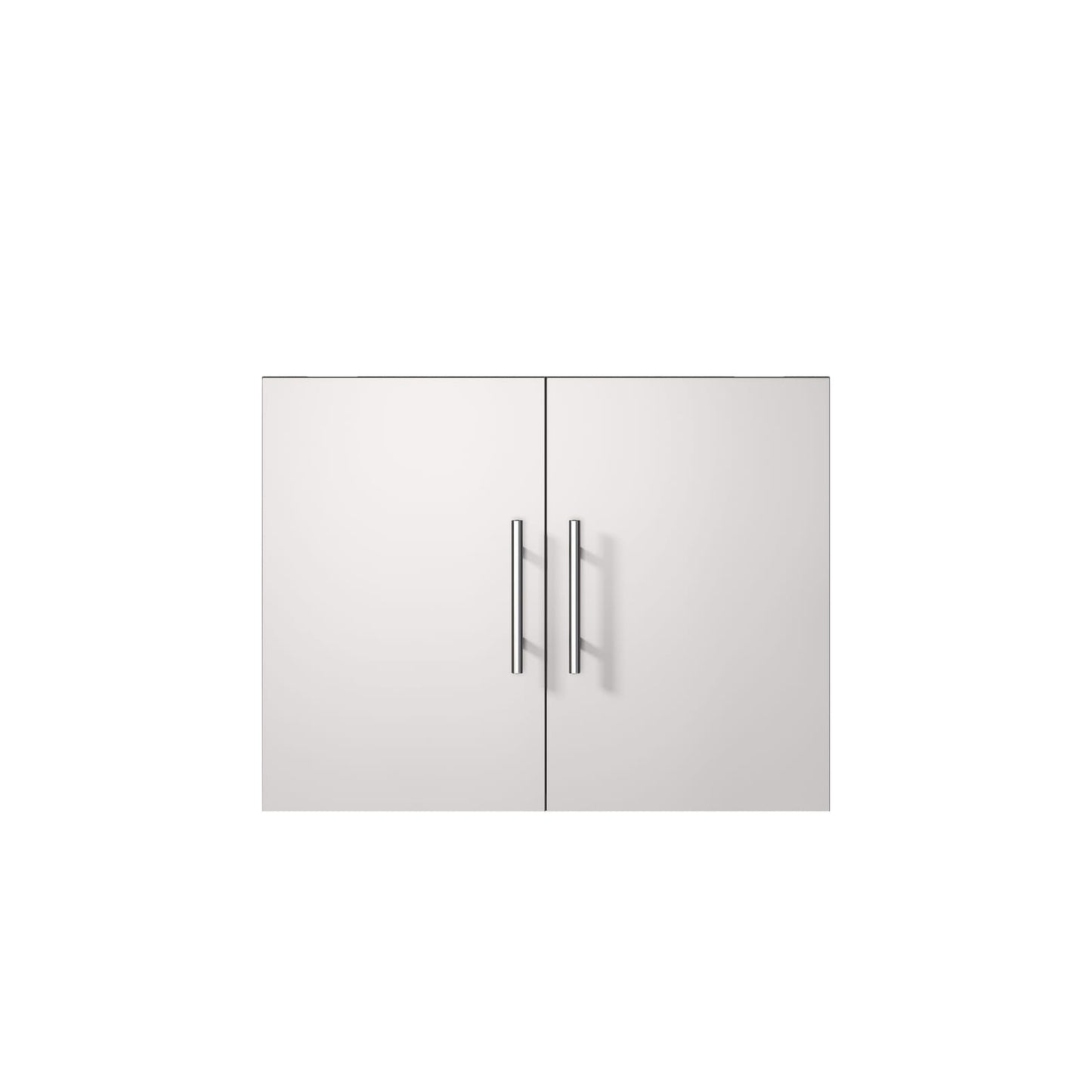 Glossy White Bathroom Vanity with Storage - 24 Inch Wide