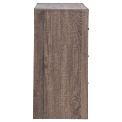 Oak Barrel Farmhouse 6-Drawer Dresser for Bedroom