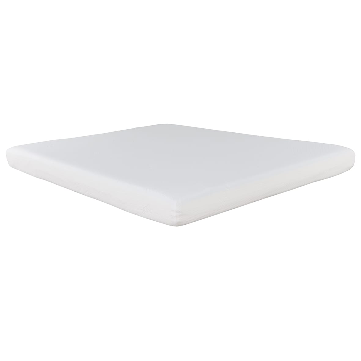 Full Size Memory Foam Mattress - White, 6 Inch Firm for Bedroom