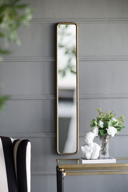 47 Inch Gold Metal Full Length Mirror