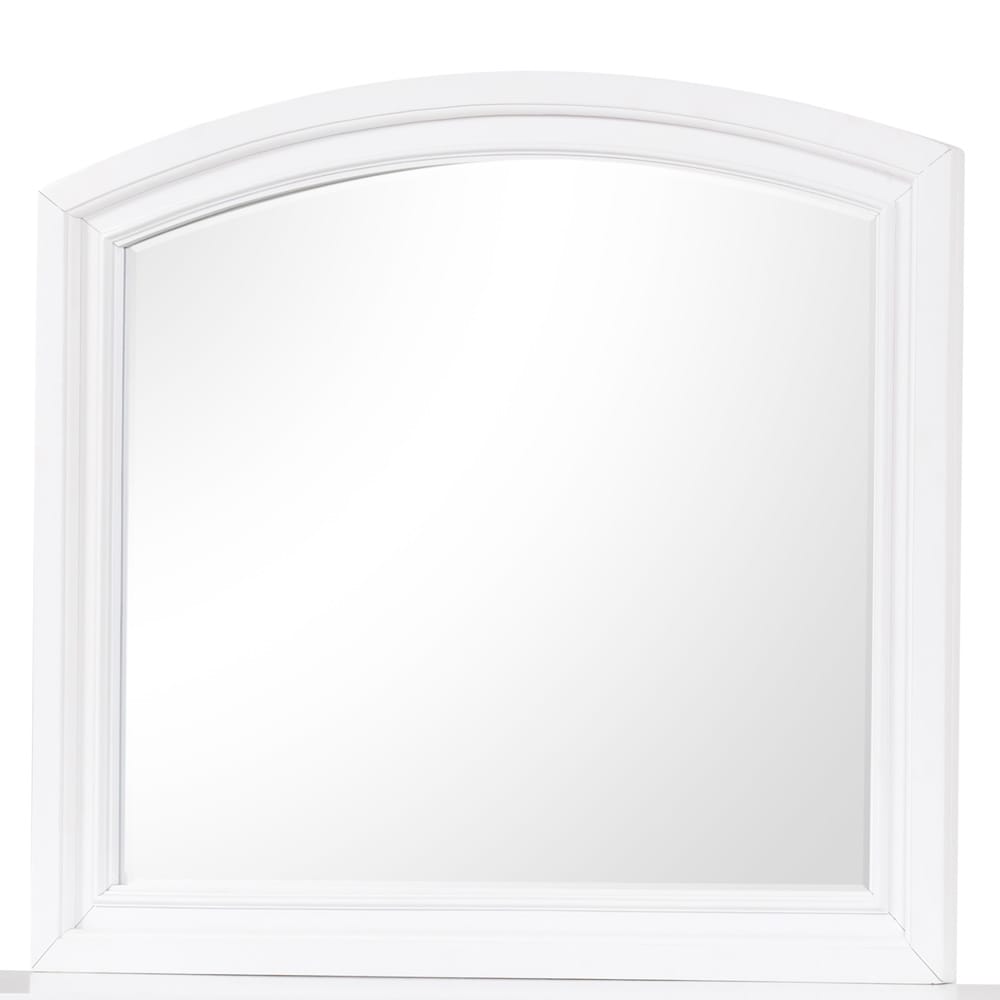 Meade G8975-M White Wood Vanity Mirror - 42"H