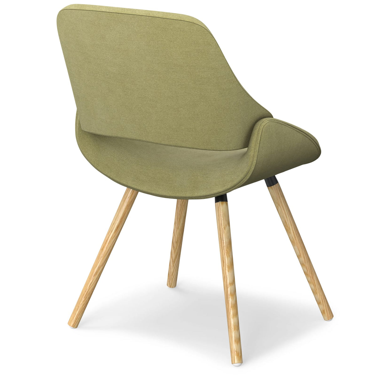 Malden Dining Chair - Acid Green Wood Frame