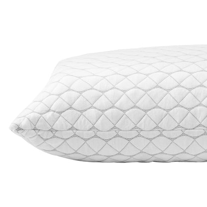Queen Size Memory Foam Bed Pillow - White