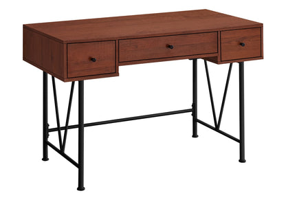 Cherry Wood Computer Desk - 48" Home Office Storage