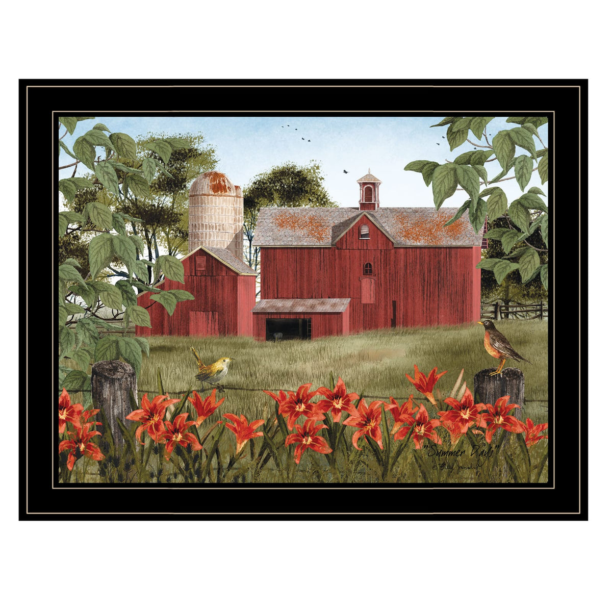 Black Framed Wall Art Print - Bedroom Decor