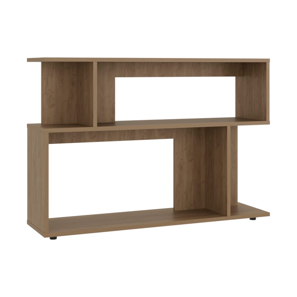 Beige Engineered Wood Side Table - 81 x 21.7 x 32.2 Inches
