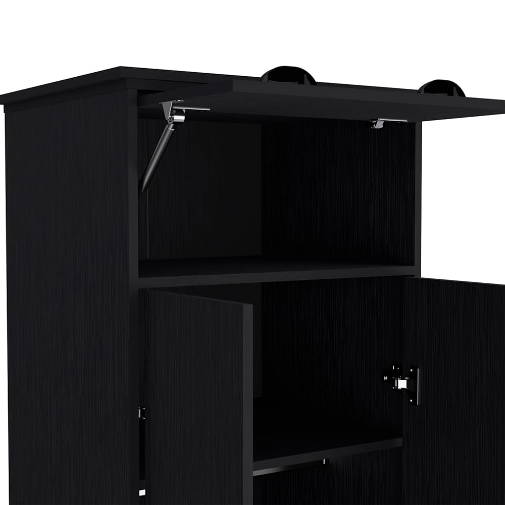 Dumas Armoire - Black Bedroom Storage