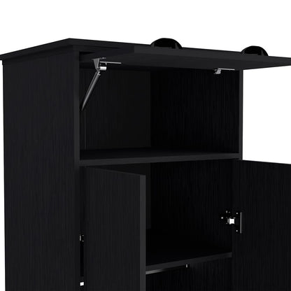 Dumas Armoire - Black Bedroom Storage