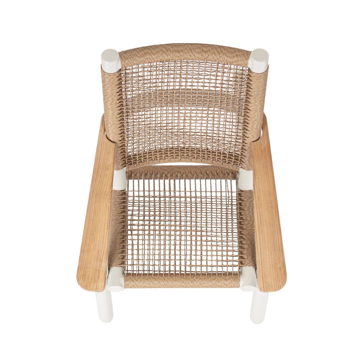 Beige Aluminium Patio Adirondack Chair - Outdoor Lounge